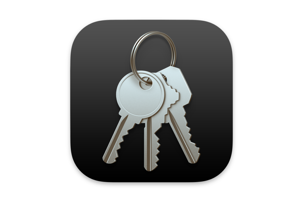 Logo des Apple iCloud-Schlüsselanhängers