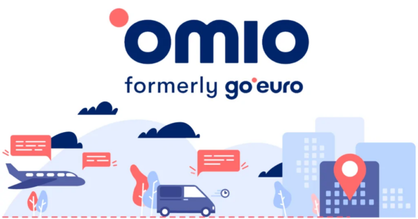 Логотип Omio (ранее GoEuro)