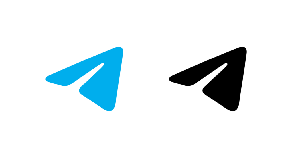 Logo der Telegram-Kanäle